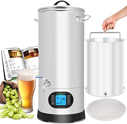 Unleash Your Inner Beer Connoisseur with the NutriChef All-In-One Home Brewing Device!