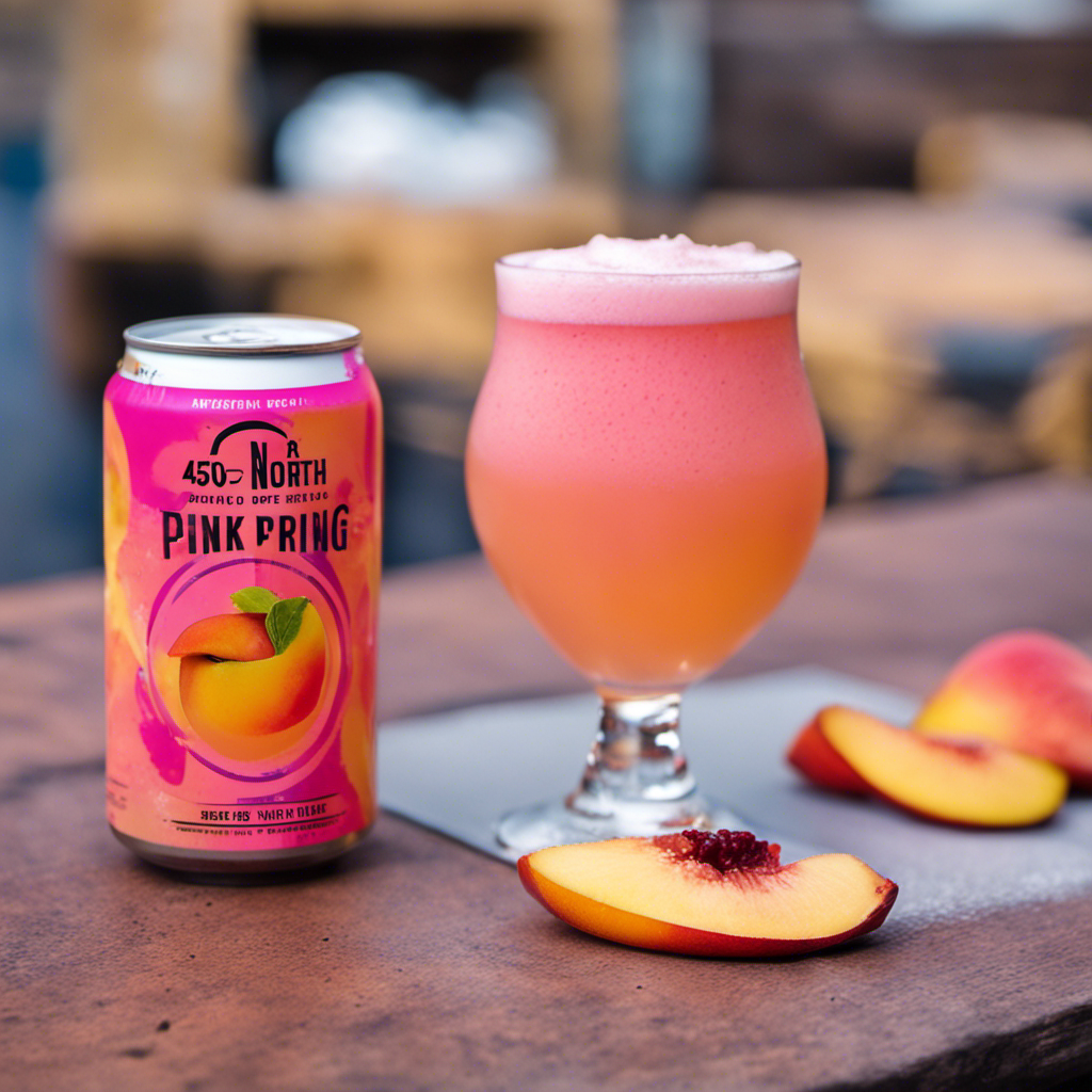 Review of 450 North Brewing’s Pink Peach Rings Slushy XL Beer