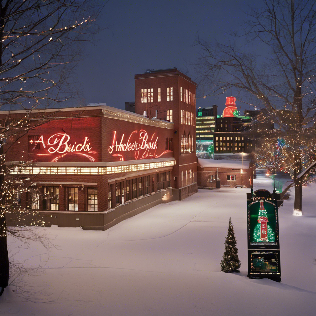 Anheuser-Busch Lights Up St Louis Brewery for Winter Fun
