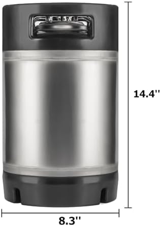 The Perfect Brew Companion: TMCRAFT 2.5 Gallon Stainless⁤ Steel ⁣Ball ​Lock Keg ‍– Brew with Ease!