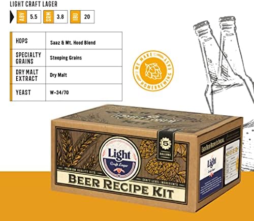 Craft a Brew - Light Lager Beer Kit: Brewing Perfection for the Home Brewer