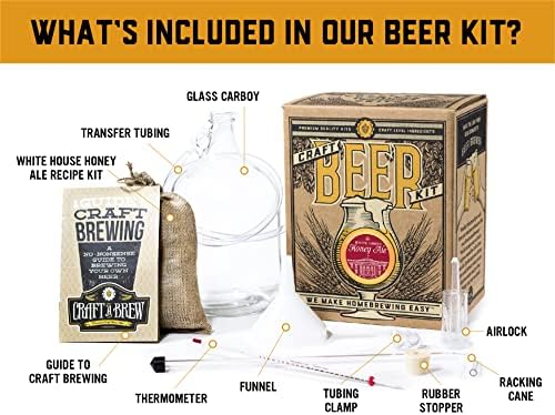 Craft Your Own Presidential Honey Ale - Perfect Kit for Budding Brewmasters!