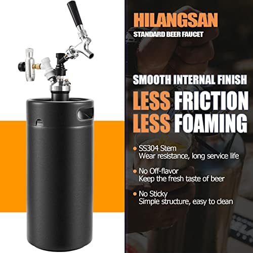 Smooth⁤ Pour, Zero Waste: Our Review of the Hilangsan Stainless Steel Ball Lock Corny Keg ⁣Tap