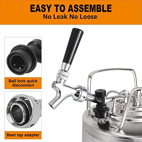 Upgrade Your Beer Tap Game with the Hilangsan Stainless Steel Self-Closing Keg Tap